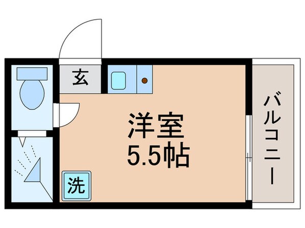 ファブール千川の物件間取画像